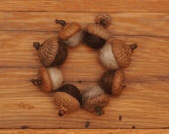 Rusty Jingle Bell Acorns Also Available As By Stonehousecrafts