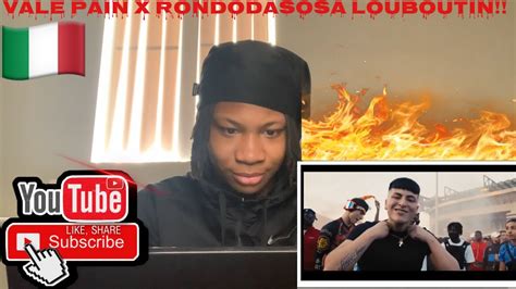 AMERICAN REACTS TO VALE PAIN LOUBOUTIN Feat RONDO ITALIAN DRILL RAP