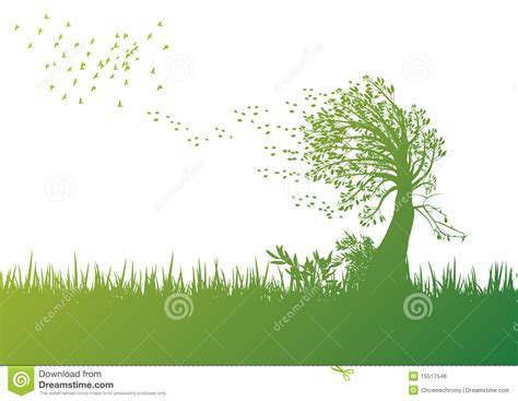 windy tree clipart - Clipground