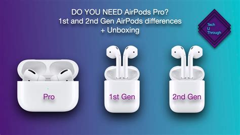 Do You Need Airpods Pro 1st And 2nd Gen Airpods Model Number Differences And Unboxing Youtube