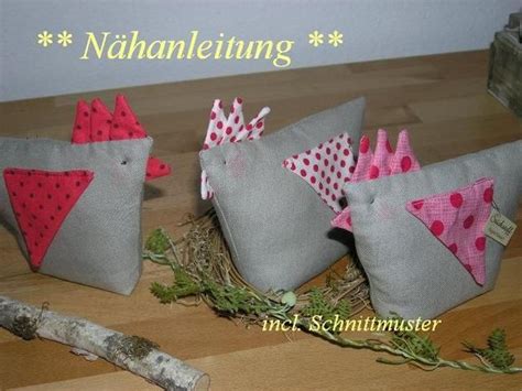 ebook Nähanleitung Huhn im shabby Stil Nähen ostern schnittmuster