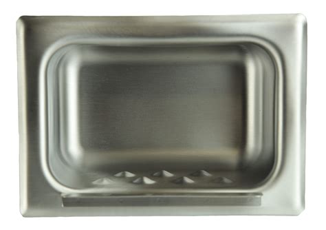 Heavy Duty Recessed Soap Dish Frost