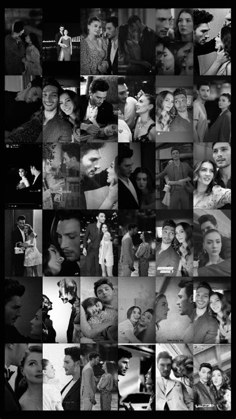 Black And White Photo Collage With Many Different People