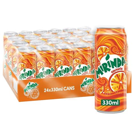 Buy Mirinda Orange Soft Drink Cans 24x330ml Emiratesbulk