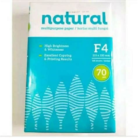 Jual Kertas Natural F4 70gsm Shopee Indonesia