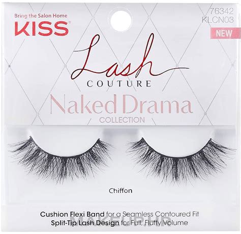 Umjetne Trepavice Kiss Lash Couture Naked Drama Collection Chiffon