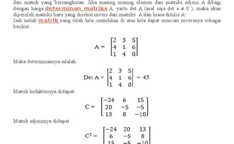 Mencari Determinan Matriks 4×4 Dengan Obe Contoh Soal Pelajaran