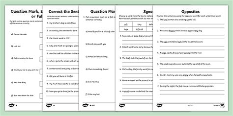 Grammar Worksheets Twinkl Canada Lehrer Gemacht Twinkl