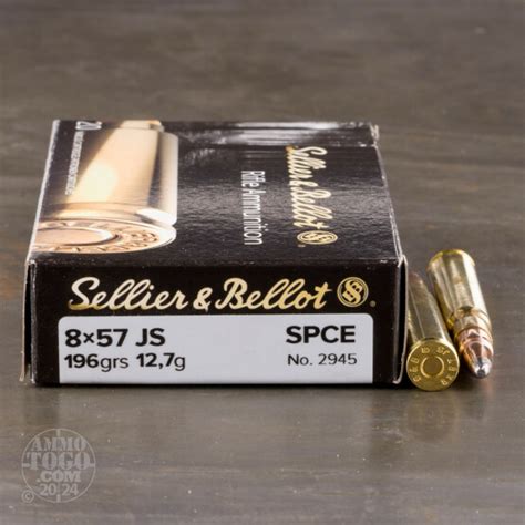 Mm Mauser X Mm Js Ammunition For Sale Sellier Bellot Grain