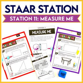 Th Grade Staar Practice Station Area Volume Teks D Tpt