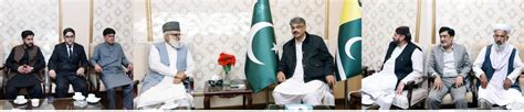 Prime Minister Of Azad Jammu And Kashmir Chaudhry Anwar Ul Haq Met With