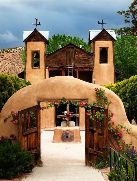 Santuario De Chimayo Church In The Village Of Chimayo New Mexico