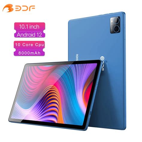 Bdf p60 10 1 android 12 tablet 2000x1200 dez núcleo 8gb ram 256gb rom