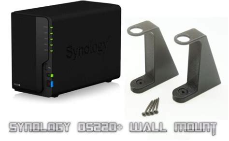 Wall Mount Bracket For Synology Ds220 Ds218 Ds216 Two Bay Nas Ebay