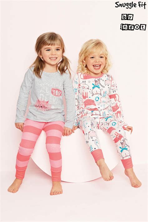 Buy Cat Snuggle Fit Pyjamas Two Pack 12mths 6yrs From The Next Uk