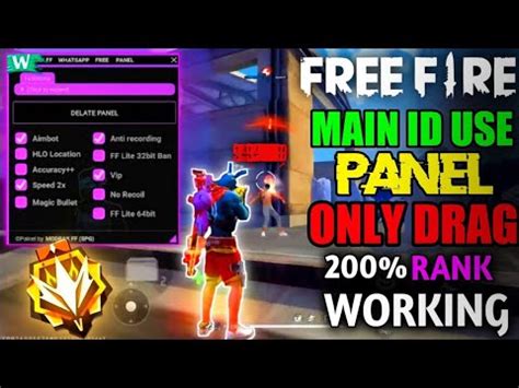 100 Rank Working Auto Headshot Injector Panel Free Fire Ob39 Chest