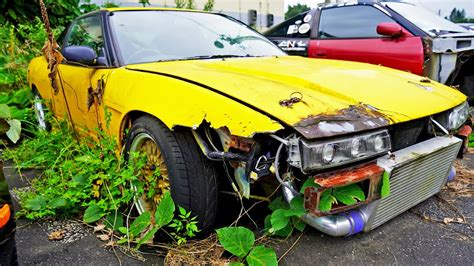 Abandoned Drift Cars Of Japan Motorland South Point Aomori Japan