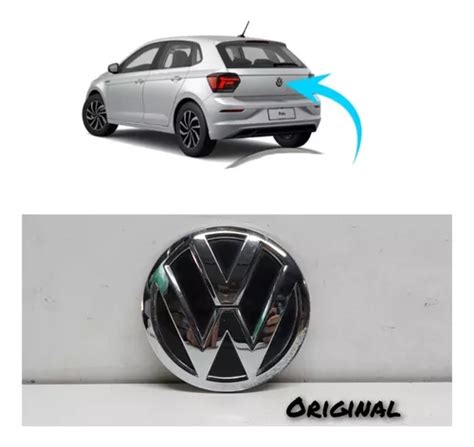 Emblema Da Tampa Traseira Original Volkswagen Polo Virtus 18