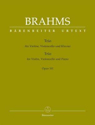 Trio Pour Violon Violoncelle Et Piano Op Brahms Partition