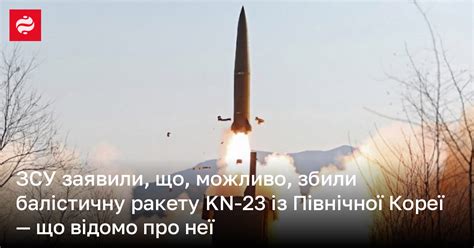 ЗСУ збили ракету KN-23 із Північної Кореї 15 лютого – характеристики ...