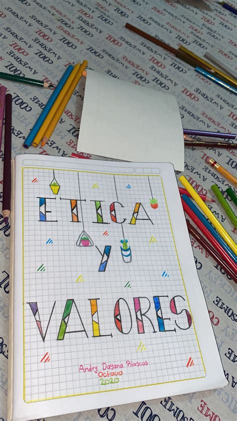 Portada Etica Y Valores Dibujos De Etica Hacer Portadas De Libros Etica