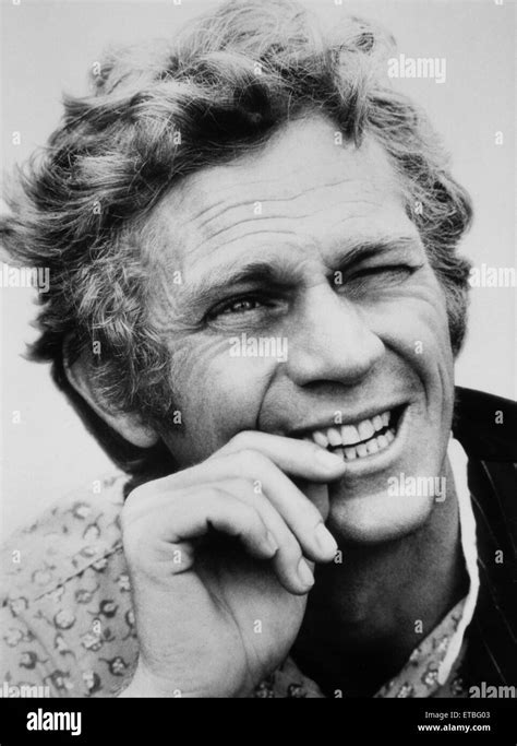 Actor Steve Mcqueen Portrait Circa 1980 Stock Photo Alamy