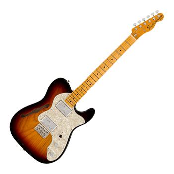 Fender American Vintage II 1972 Telecaster Thinline 3 Color Sunburst