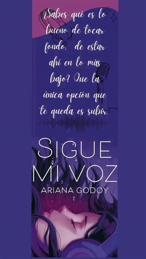 Marcapaginas Sigue Mi Voz Mejores Libros Para Adolescentes Frases