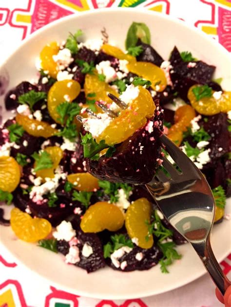 Roasted Beet Salad With Feta Cheese And Oranges Melanie Cooks