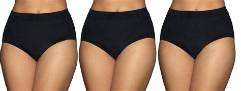 3 Pairs Vanity Fair Women S Beyond Comfort Brief Modal 13251 Size 6