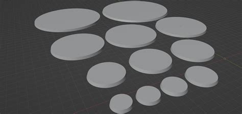 Stl File Round Miniature Bases All Sizes 🔨 ・model To Download And 3d