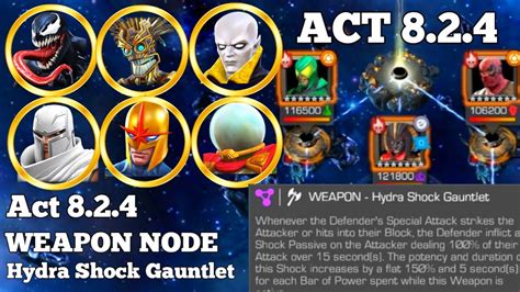 Weapon Hydra Shock Gauntlet Node Boss Scorpion Act Exploration