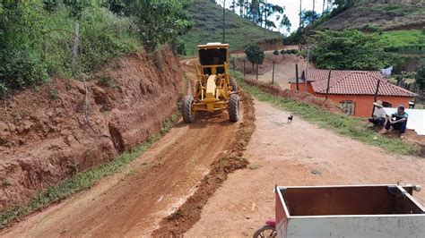 Patrola Trabalhando Nas Estradas Motoniveladora Cat Motorgrader YouTube