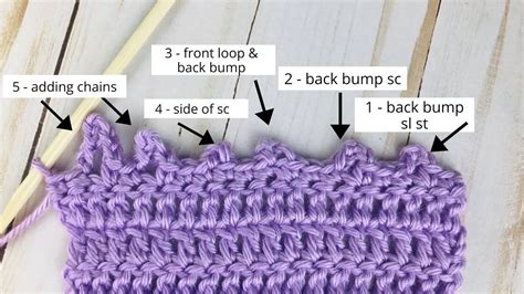 Picot Stitch Crochet Crochet Borders Learn To Crochet Crochet Toys