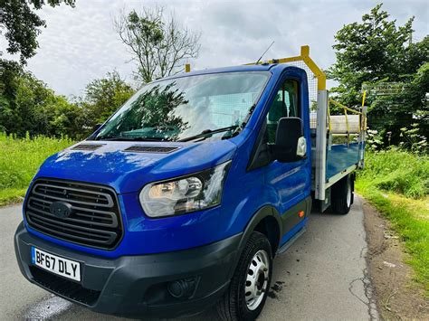 Ford Transit 350 Dropside Twin Wheeler Alloy Body W Electric Tail Lift 2018 Model 81k Mi