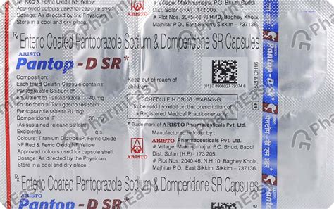 Pantop Dsr Strip Of Capsules Uses Side Effects Price Dosage