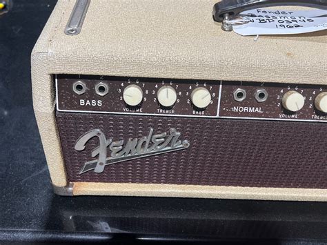 Fender Bassmans 6G6 Head 1962 Rough White Tolex For Sale Guitarbroker