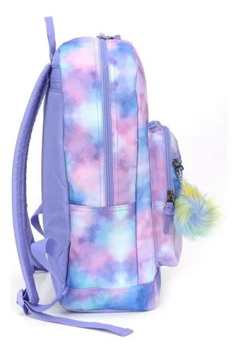 Mochila Juvenil Larissa Manoela Up You Luxcel De Color Lila Mercadolibre