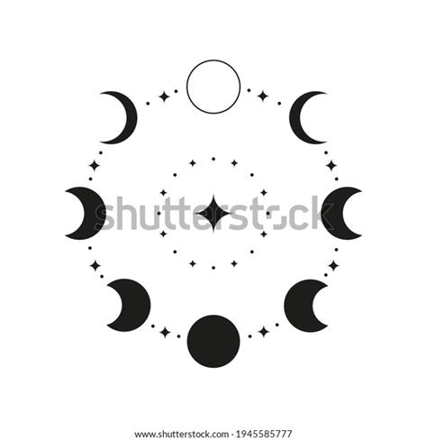 Moon Phases Circle Images: Browse 10,405 Stock Photos & Vectors Free ...