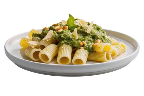 Pesto Pasta With Pine Nuts 47556169 Png