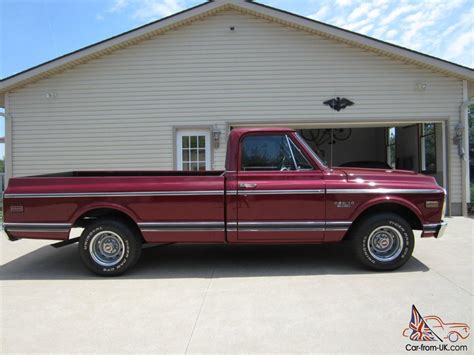 1970 Chevy Cst C10 Long Bed Pick Up Fire Mist Red