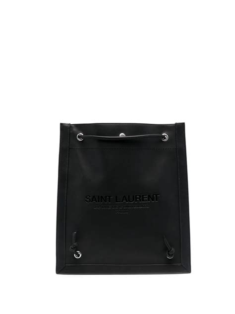 Saint Laurent Bolsa Transversal Flat Universite Preto FARFETCH BR