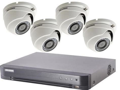 Kit C Meras De Seguran A Hd P Hikvision Dome Dvr Canais