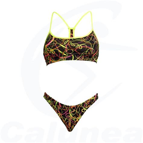 Maillot de bain 2 pièces Bikini WHIP LASH CROP TOP FUNKITA