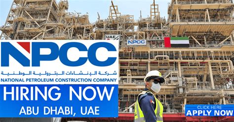 NPCC Jobs Abu Dhabi UAE National Petroleum Construction Company