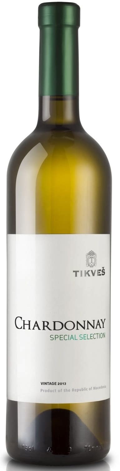 Belo vino TIKVEŠ Chardonnay special 0 75l Cenoteka