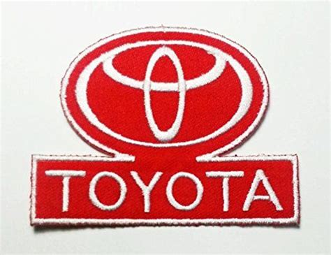 Toyota Motorsport Racing Team Red White Car Diy Embroidered Sew Iron On