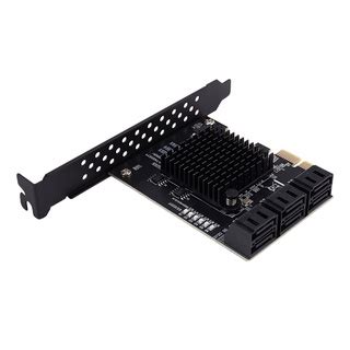 For Marvell 88Se9215 Chip 6 Ports Sata 3 0 To Pcie Expansion Card Pci