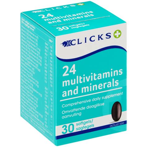 Clicks Daily Supplement 24 30 Capsules Clicks