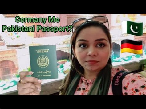 Pakistani Embassy In Frankfurt Germanyayzal Ka Passport Apply Ho